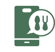 An image displaying a phone ordering ReCubed takeout food